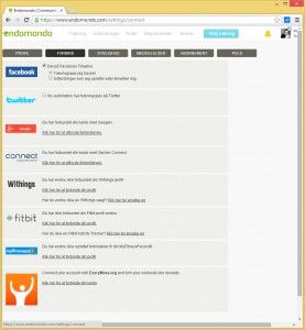 endomondo-forbindelser
