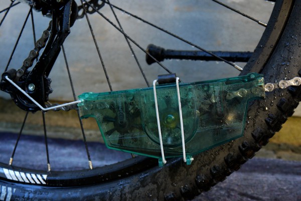 Effektiv rengøring af cykelkæde |