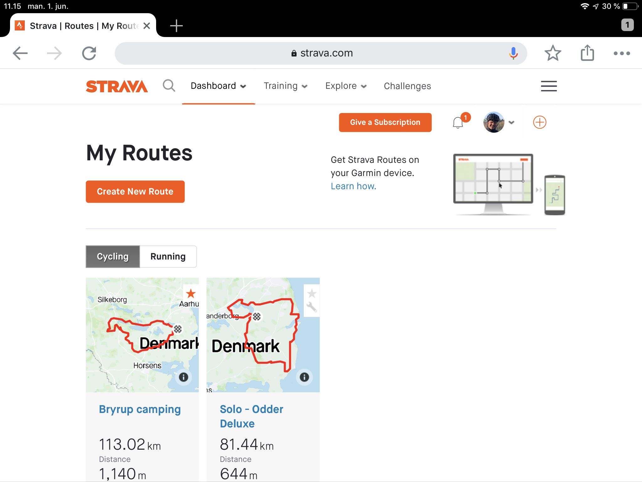 Stolpe Vedhæftet fil Kilauea Mountain Strava Routes: Overfør Strava ruter til Garmin | CykelStart.dk
